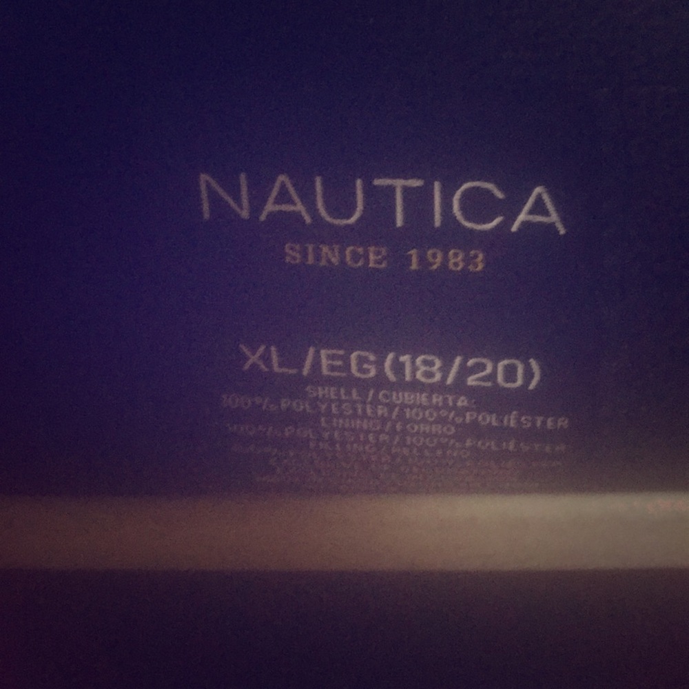 Orange Nautica coat